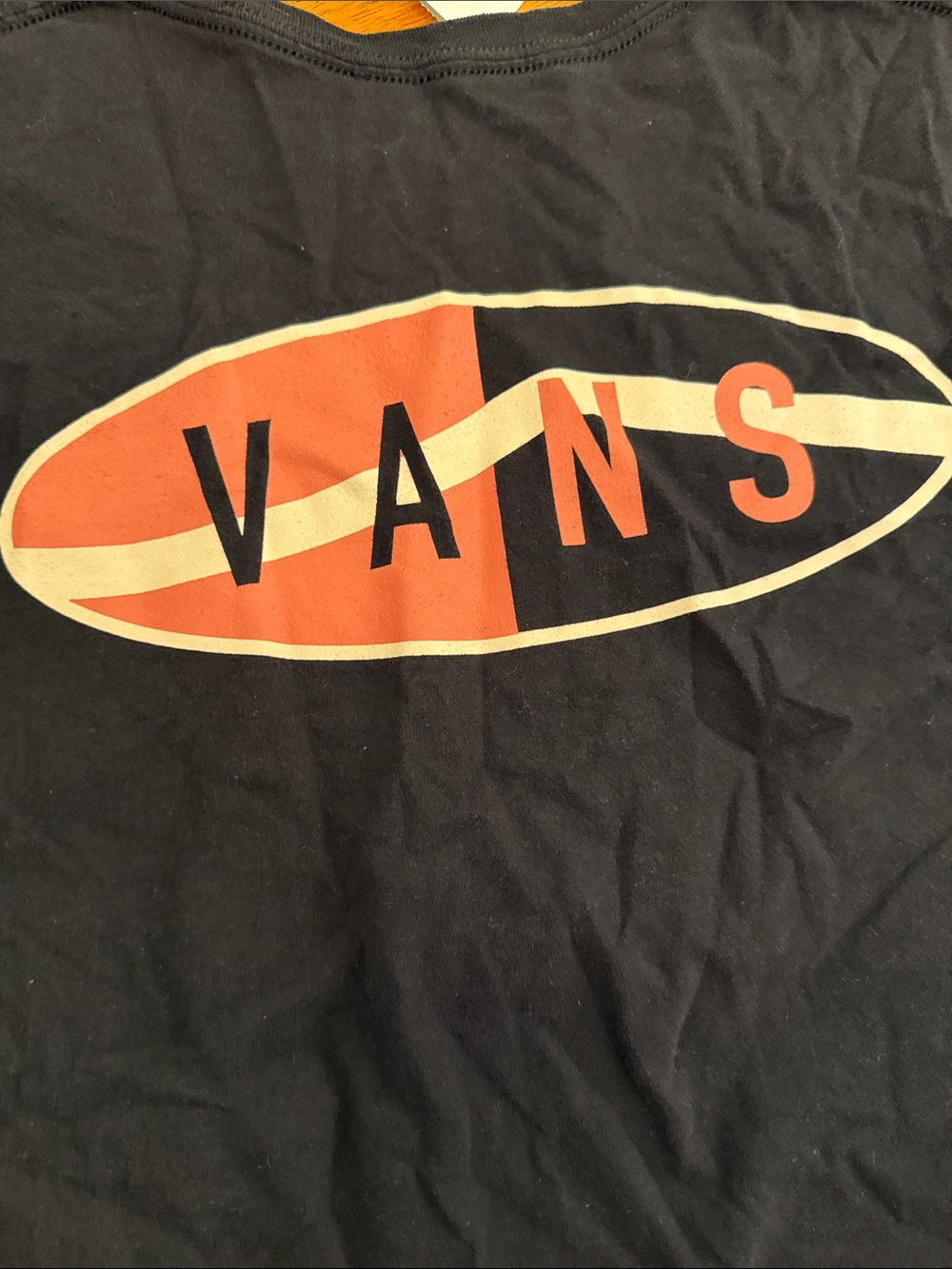 Vans Black Short Sleeve Tee with Small Multicolor Logo xxl - Picture 9 of 9